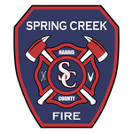 The logo for the spring creek harris county fire department