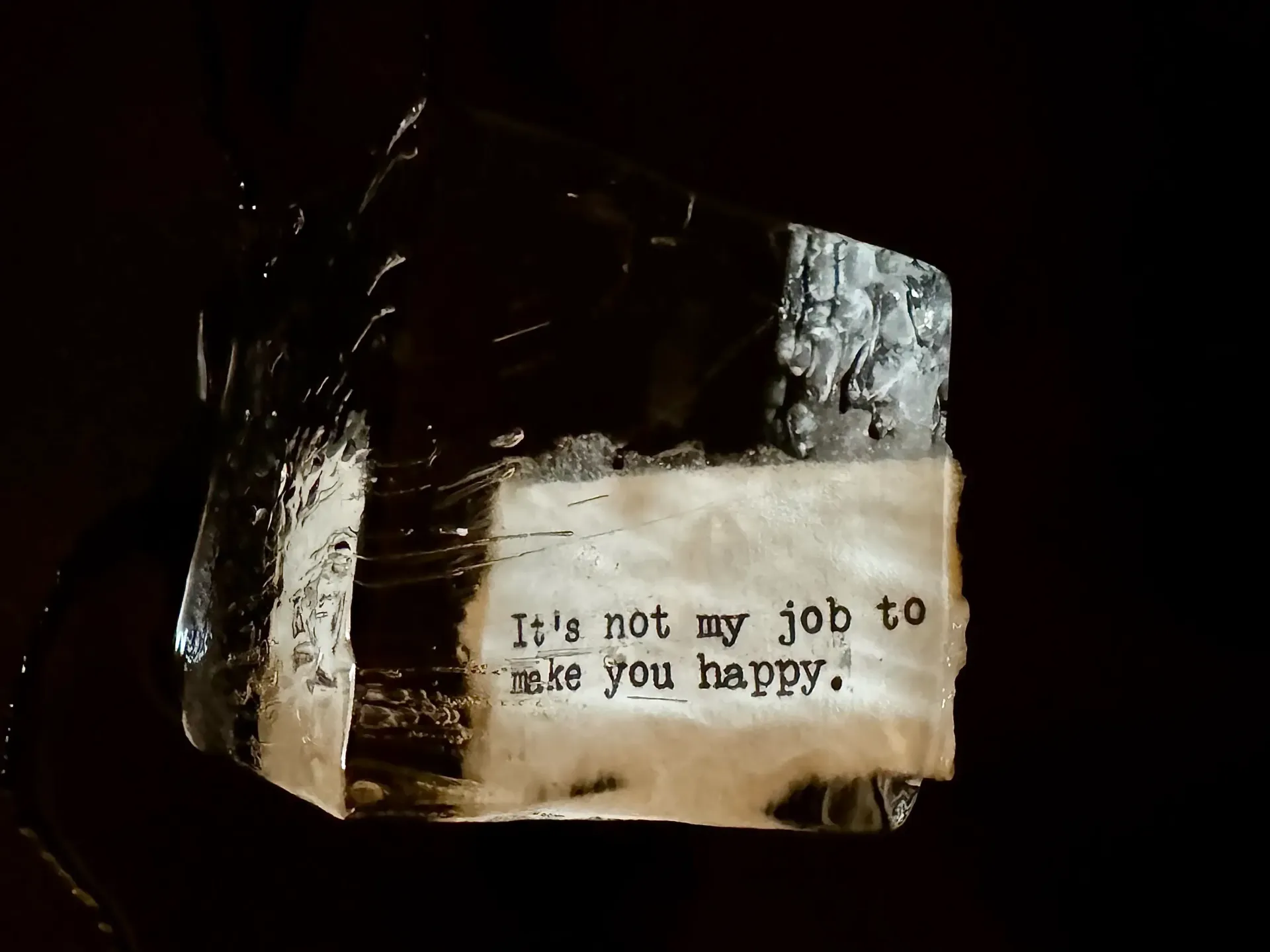 KarenfromStreatham | Karen Page | Art | What I Can't Say 1