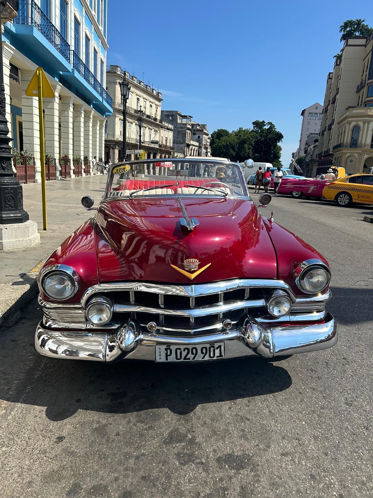 classic car on the streets in Havana