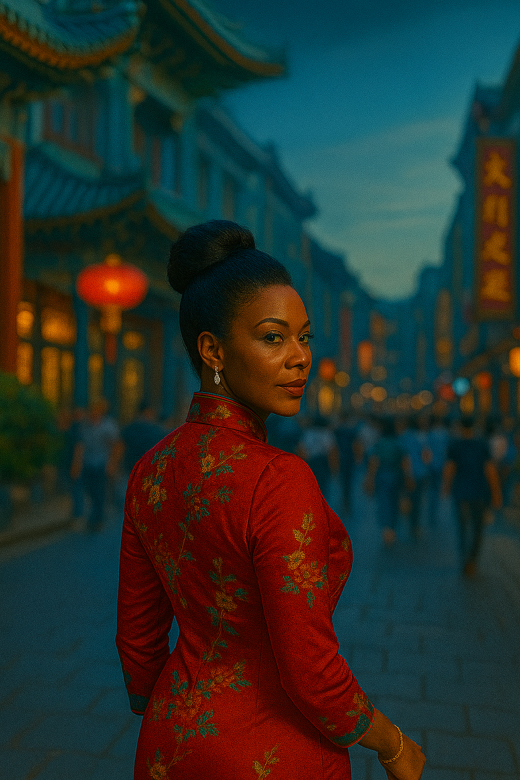 black women travel to China