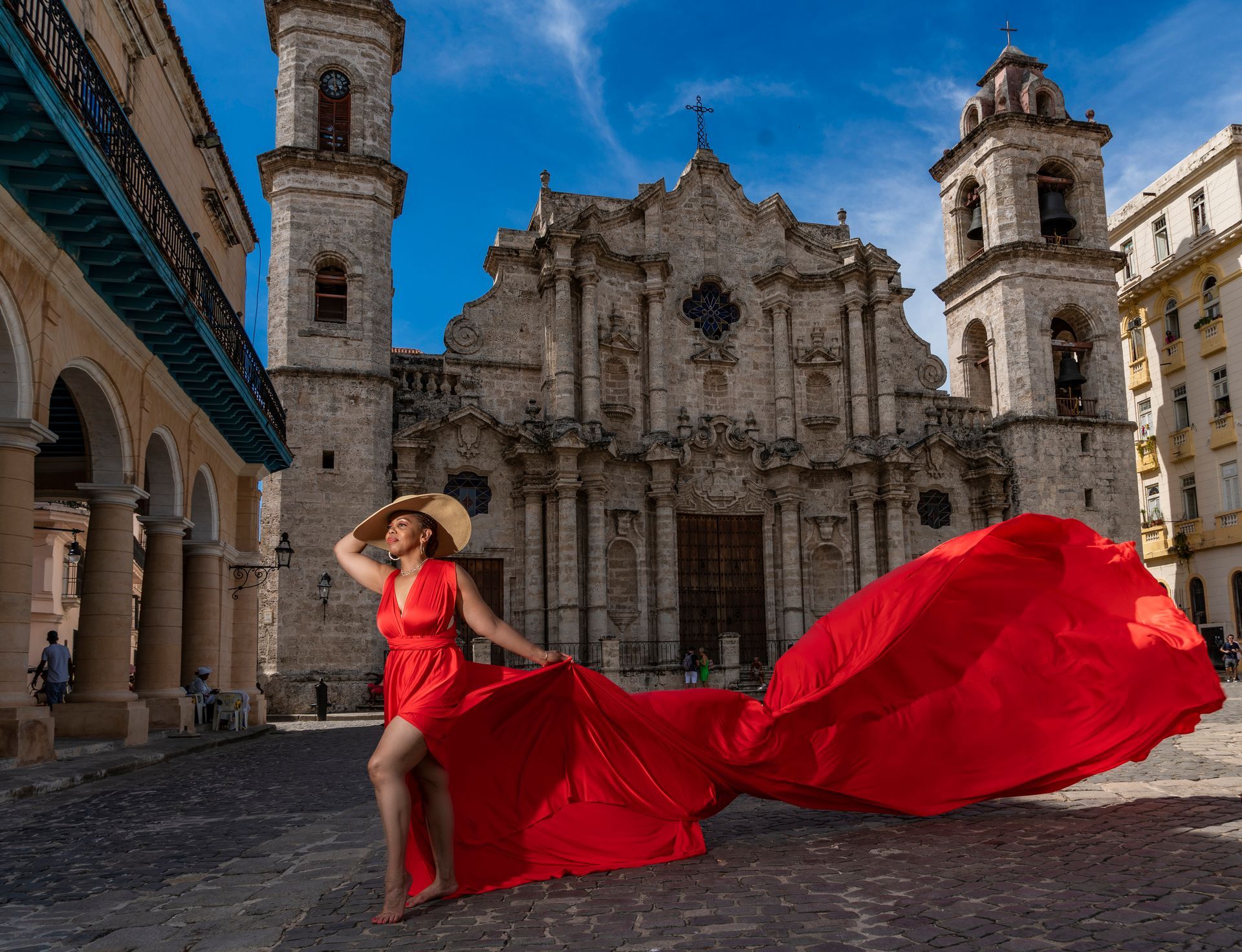 Flying Dress Photoshoot in Havana