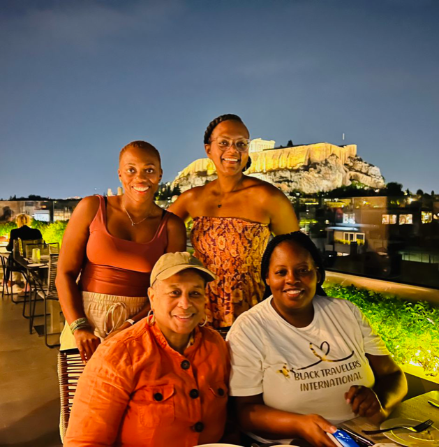 women travel group to Greece