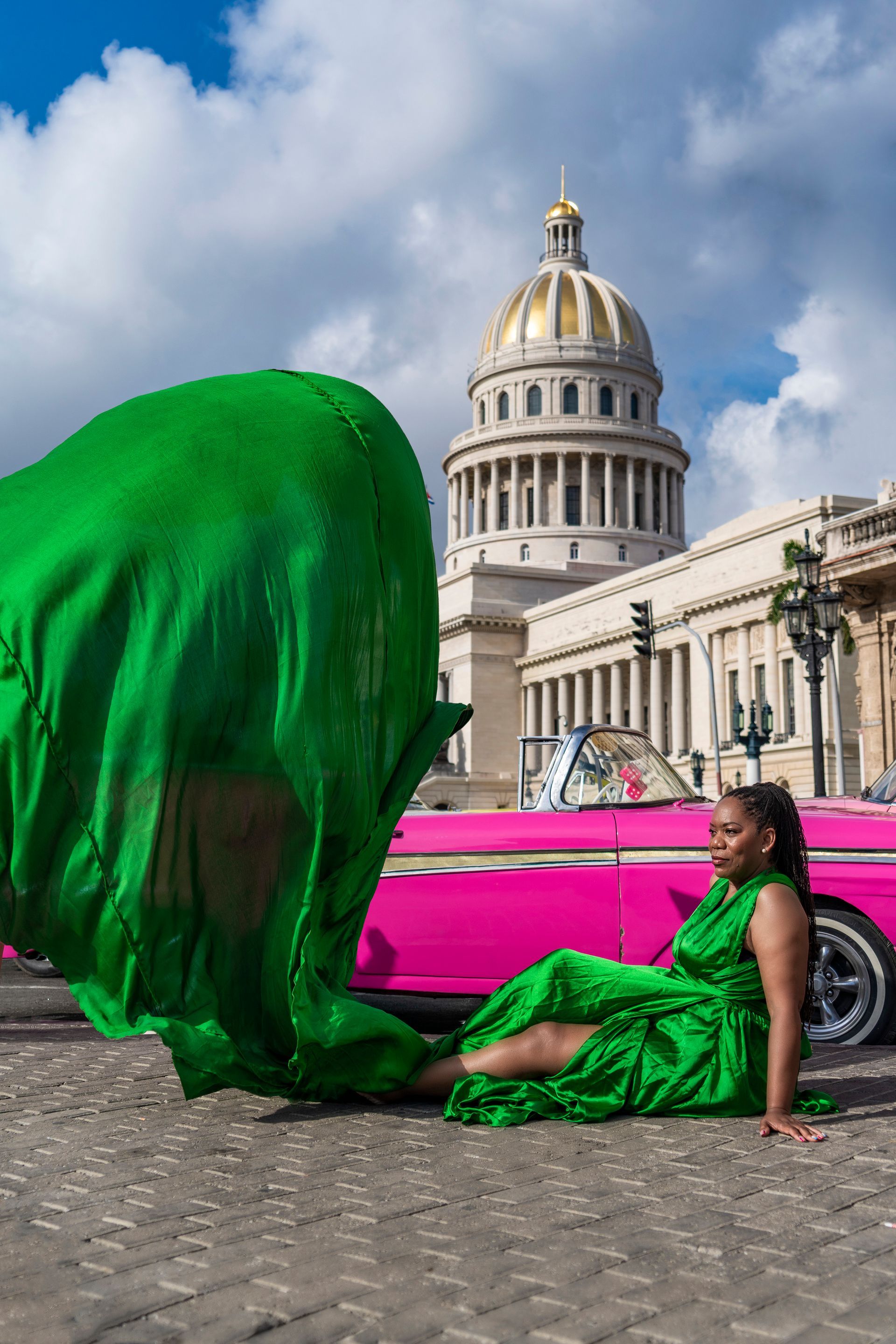 Cuba, Flying Dress Photoshoot