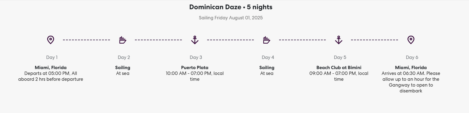 DOMINICAN DAZE CRUISE