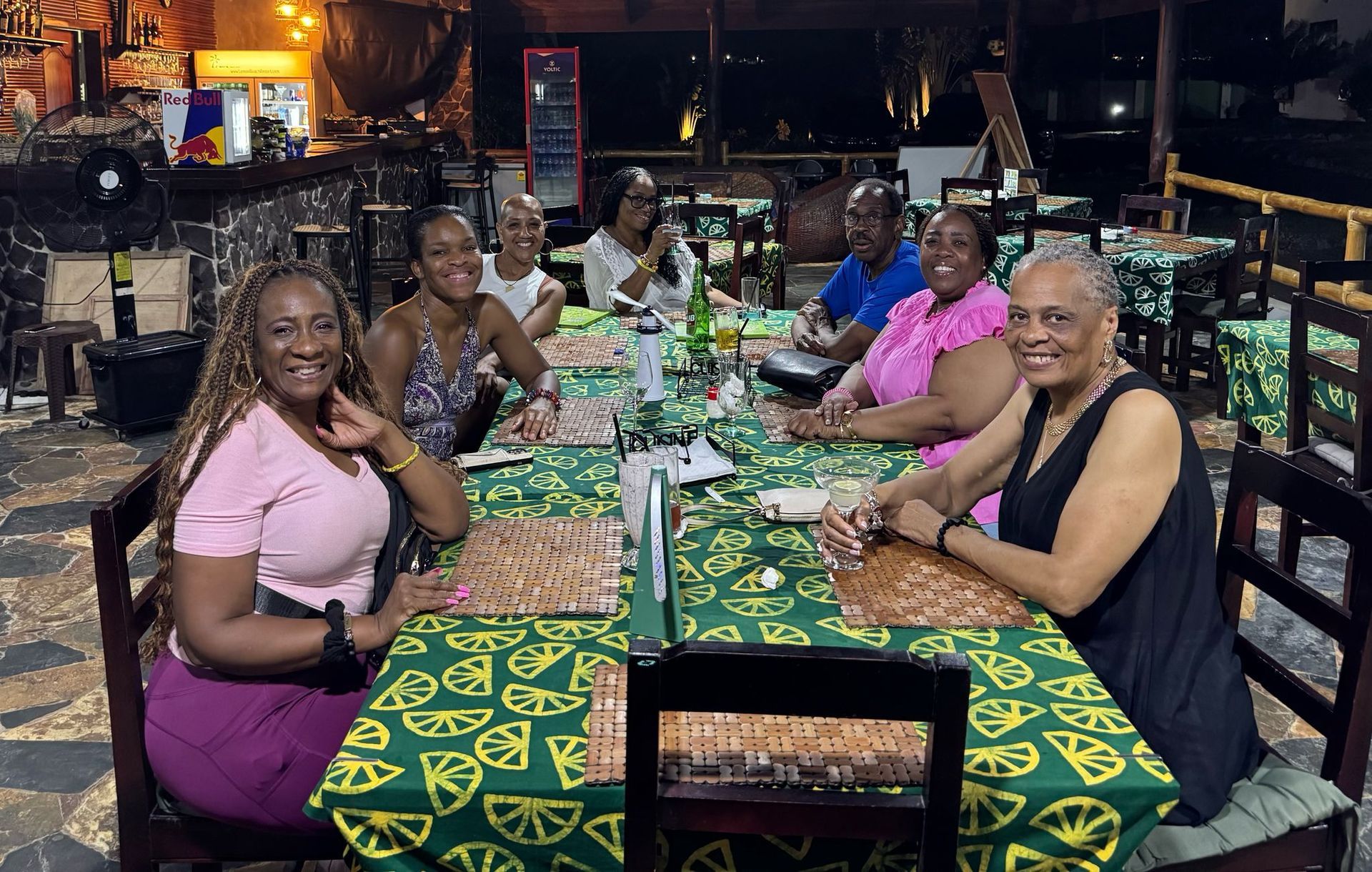 Dinner in Central Region with black women travelers