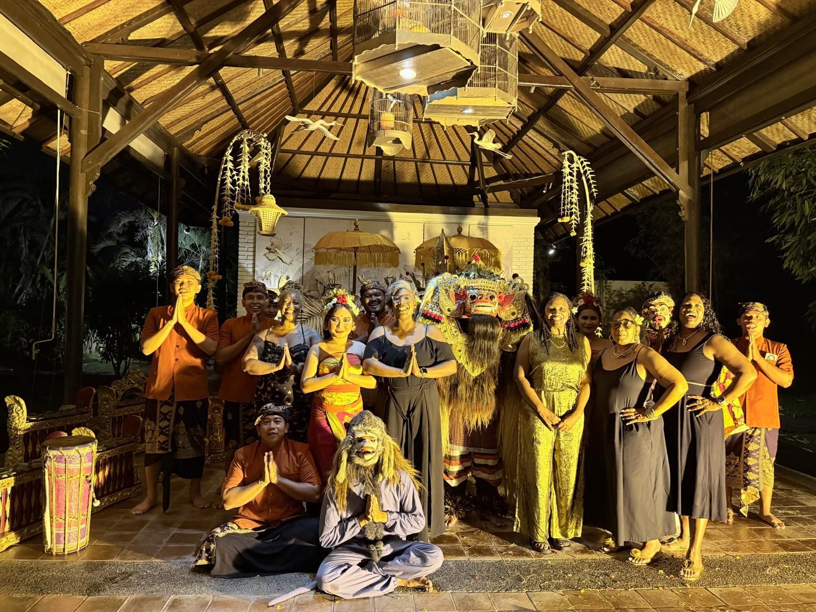 black women traveler in Bali