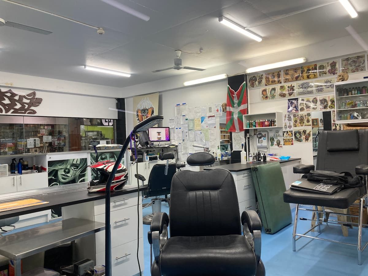 There is a Chair in the Middle of the Room in a Tattoo Studio — La Bomba Loca Tattoo in Cairns City, QLD