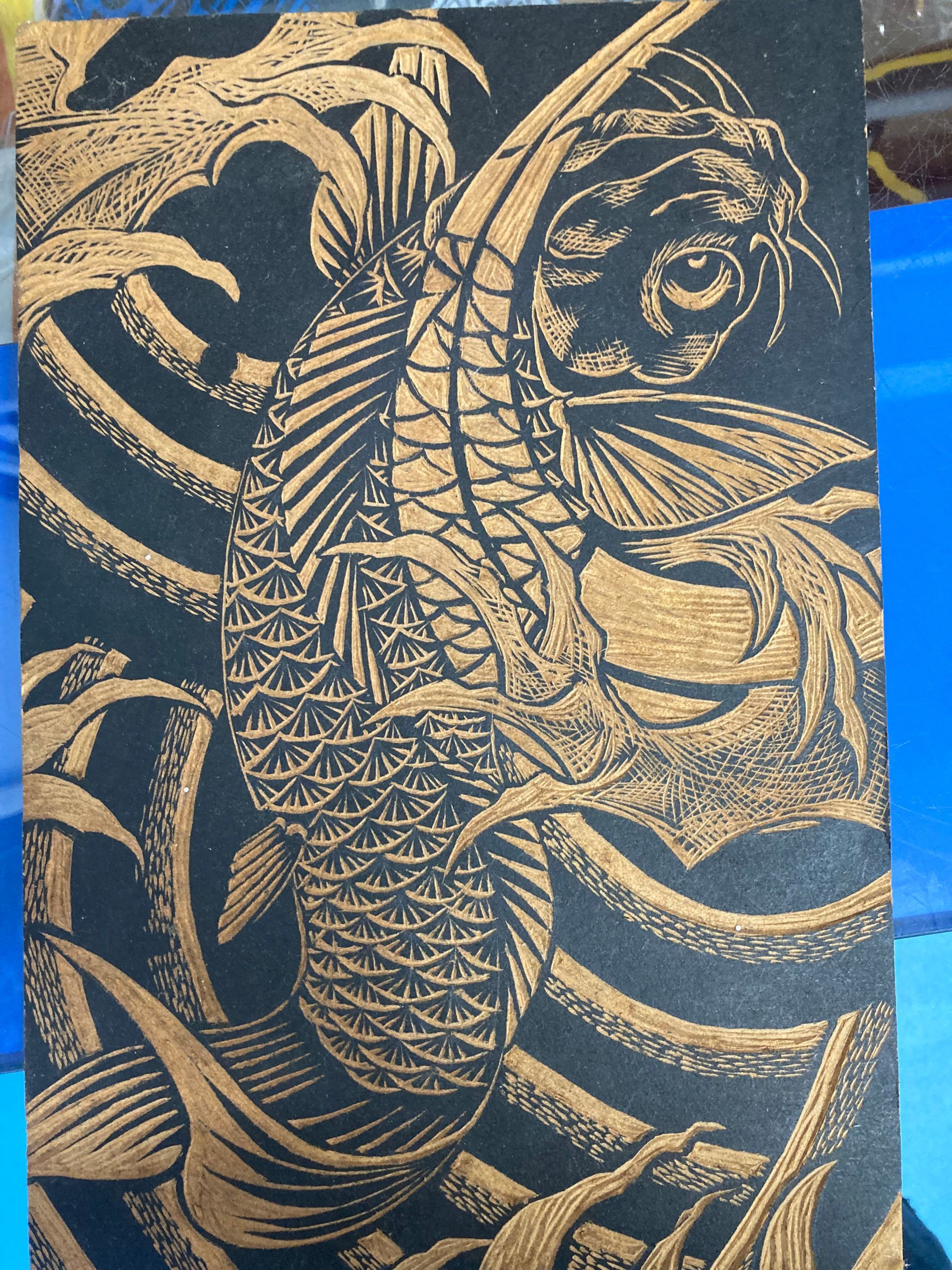 A Painting of a Woman With a Halo Around Her Head — La Bomba Loca Tattoo in Cairns City, QLD