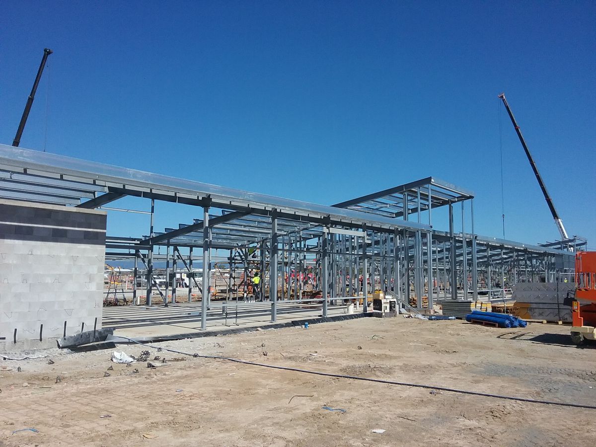 Steel Framework of a New Building — Our Completed Projects in Townsville, QLD