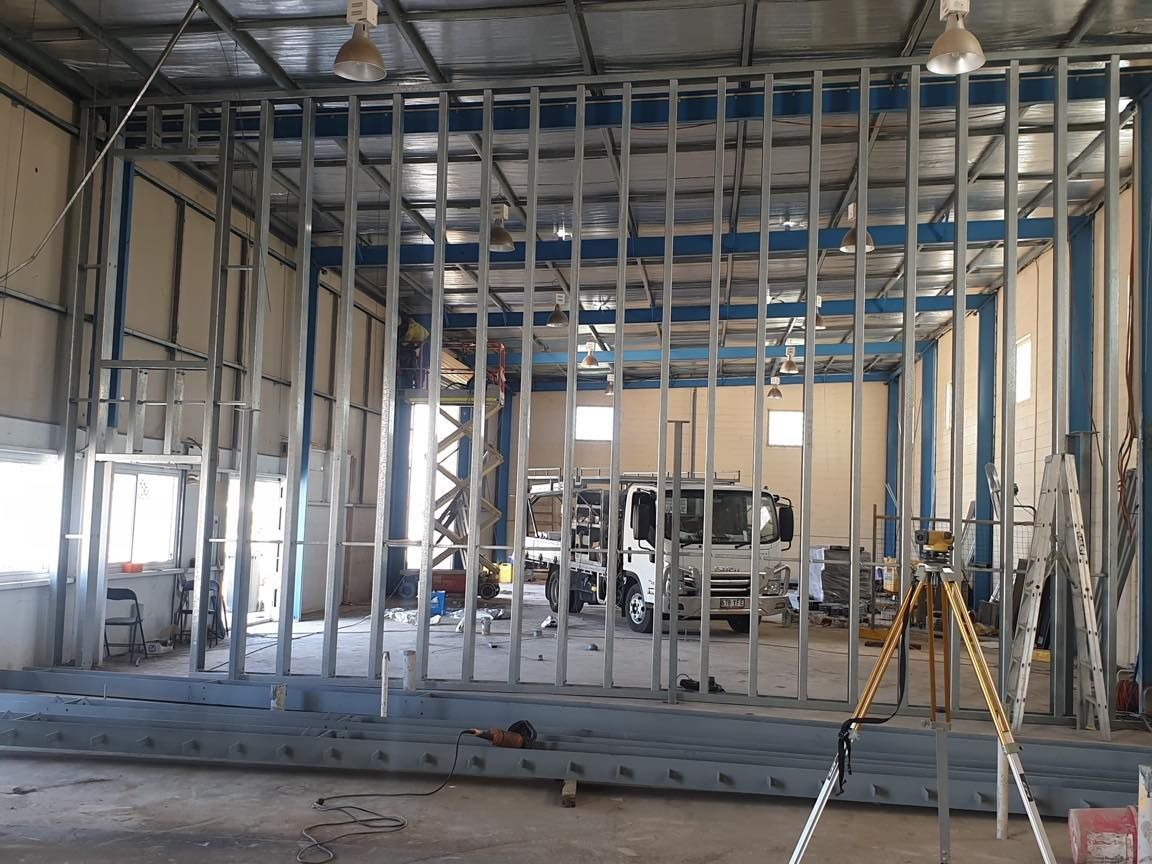 Structural Steel Beams Erected For a Dividing Wall — Our Completed Projects in Townsville, QLD