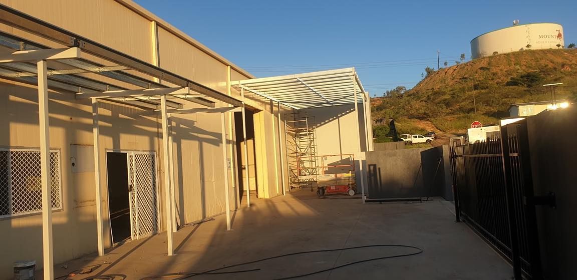 Steel Frames for Shade Awnings — Our Completed Projects in Townsville, QLD