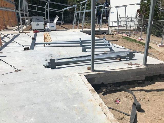 Foundation of New Building With Structural Steel Frame — Our Completed Projects in Townsville, QLD