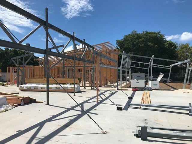 Steel Framework of Building — Norfab In Bohle, QLD