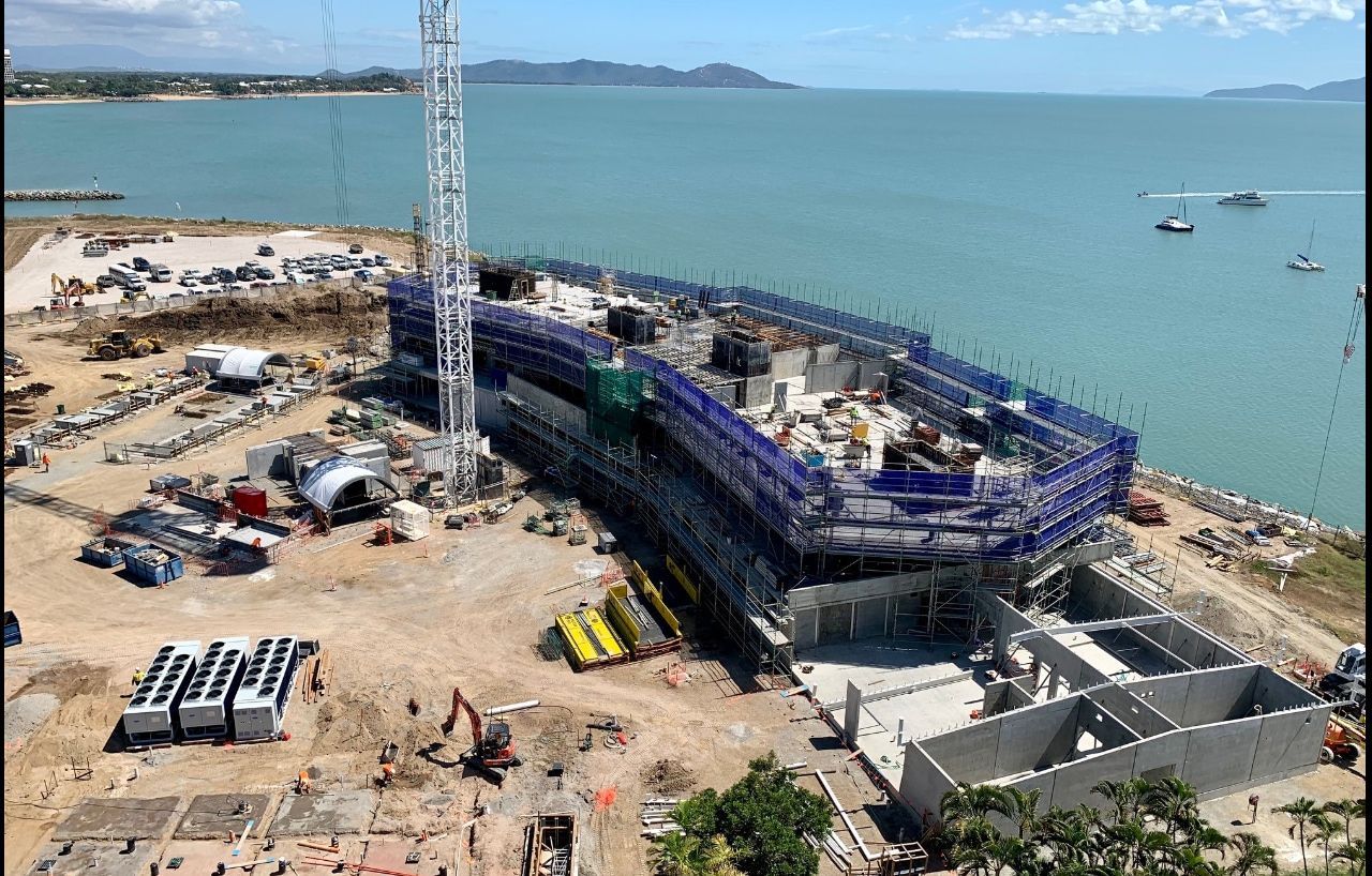 Construction Site With a Partially Built Building — Norfab In Bohle, QLD
