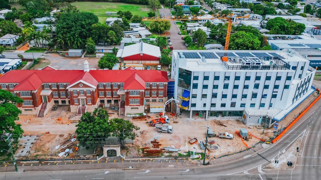 Aerial View: Two Buildings Side-by-side — Custom Steel Fab in Garbutt, QLD
