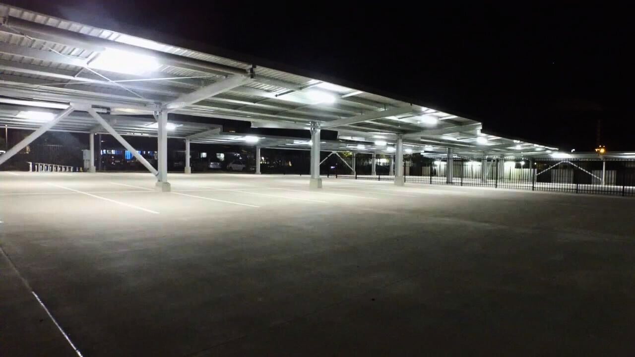 An Empty Parking Lot at Night — Norfab In Bohle, QLD
