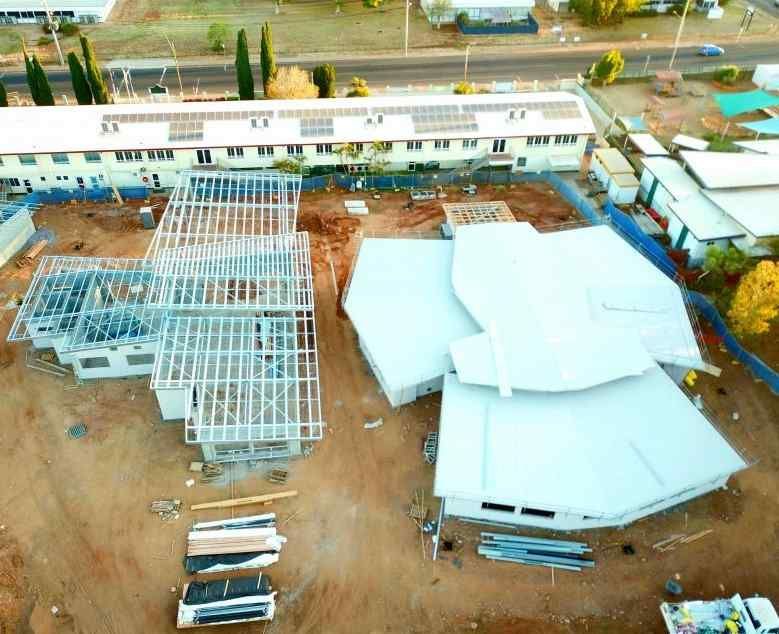 A High Angle View of a Building Under Construction — Comprehensive Project Management in Townsville, QLD