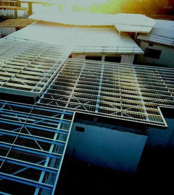 Close-up of a Factory Heavy Structure Roof — Norfab In Bohle, QLD