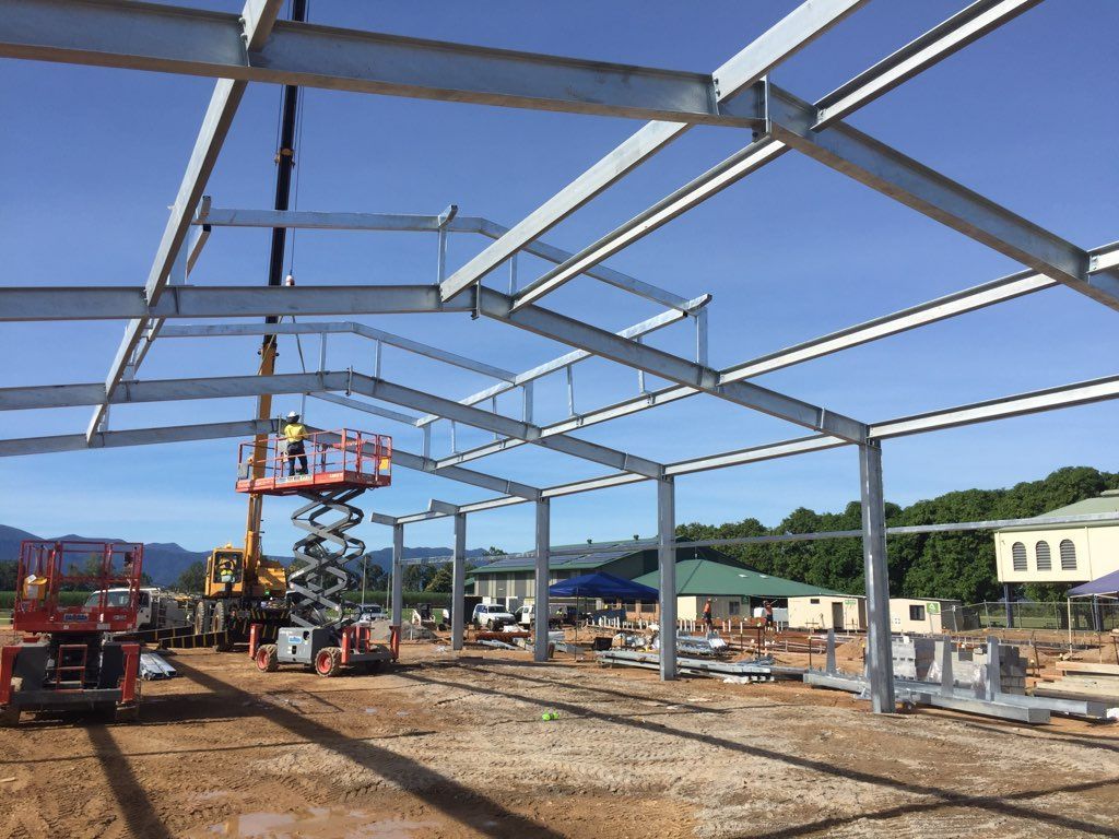 Structural Steel Frame for a School Building — Our Completed Projects in Townsville, QLD