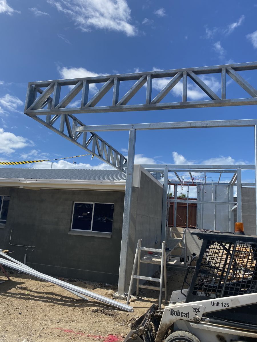 Professionally Erected Steel Frame — Our Completed Projects in Townsville, QLD