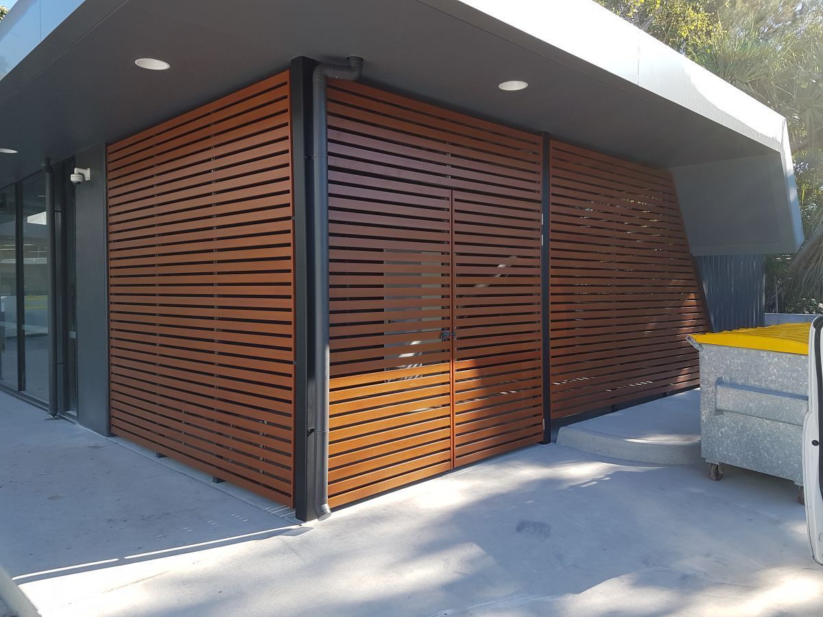 Slat Style Aluminium Screens — Our Completed Projects in Townsville, QLD