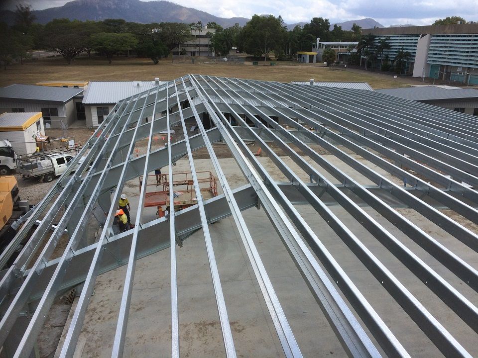 Steel Frame for Building Roof — Our Completed Projects in Townsville, QLD