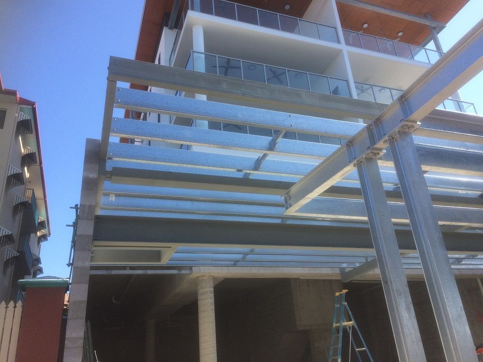 Newly Erected Steel Building Frame — Our Completed Projects in Townsville, QLD