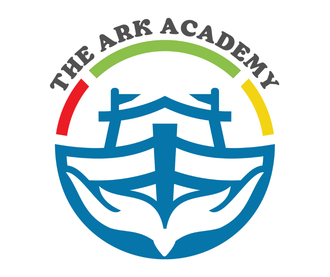 The Ark Academy logo featuring a blue ark shape encircled by a colorful arc and text.