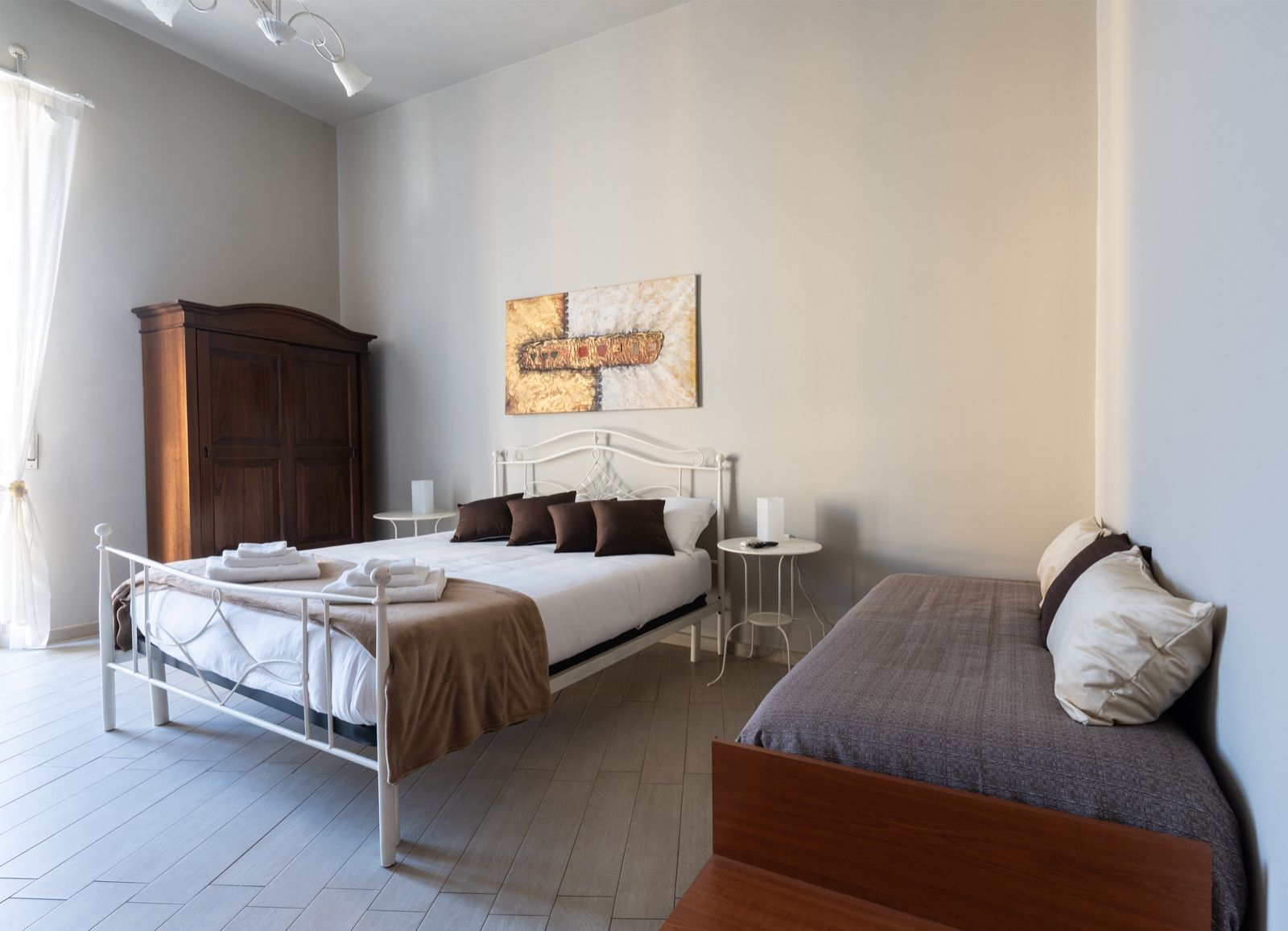 Stanza da letto del monolocale