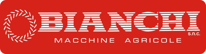 A red and white bianchi macchine agricole logo