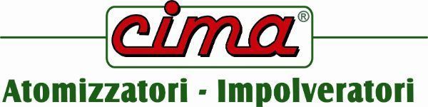 A logo for cima atomizzatori impolveratori on a white background