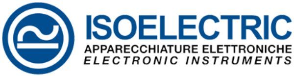 Un logo blu e bianco per strumenti elettronici isoelettrici