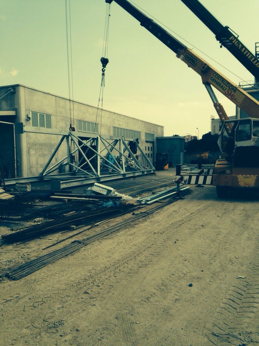 movimentazione opere di carpenteria