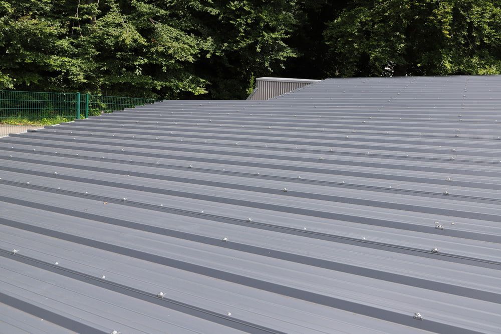 A Close Up of a Gray Metal Roof — Woodger's Metal Roofing Specialists Pty Ltd in South West Rocks, NSW
