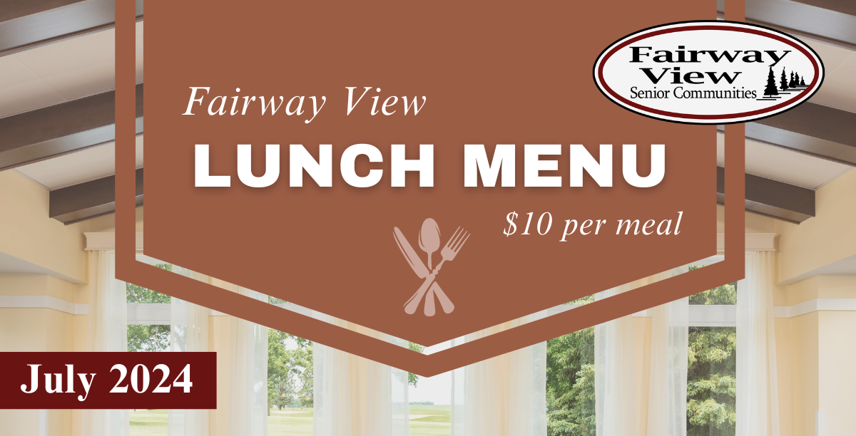 FWV Lunch Menu July 2024