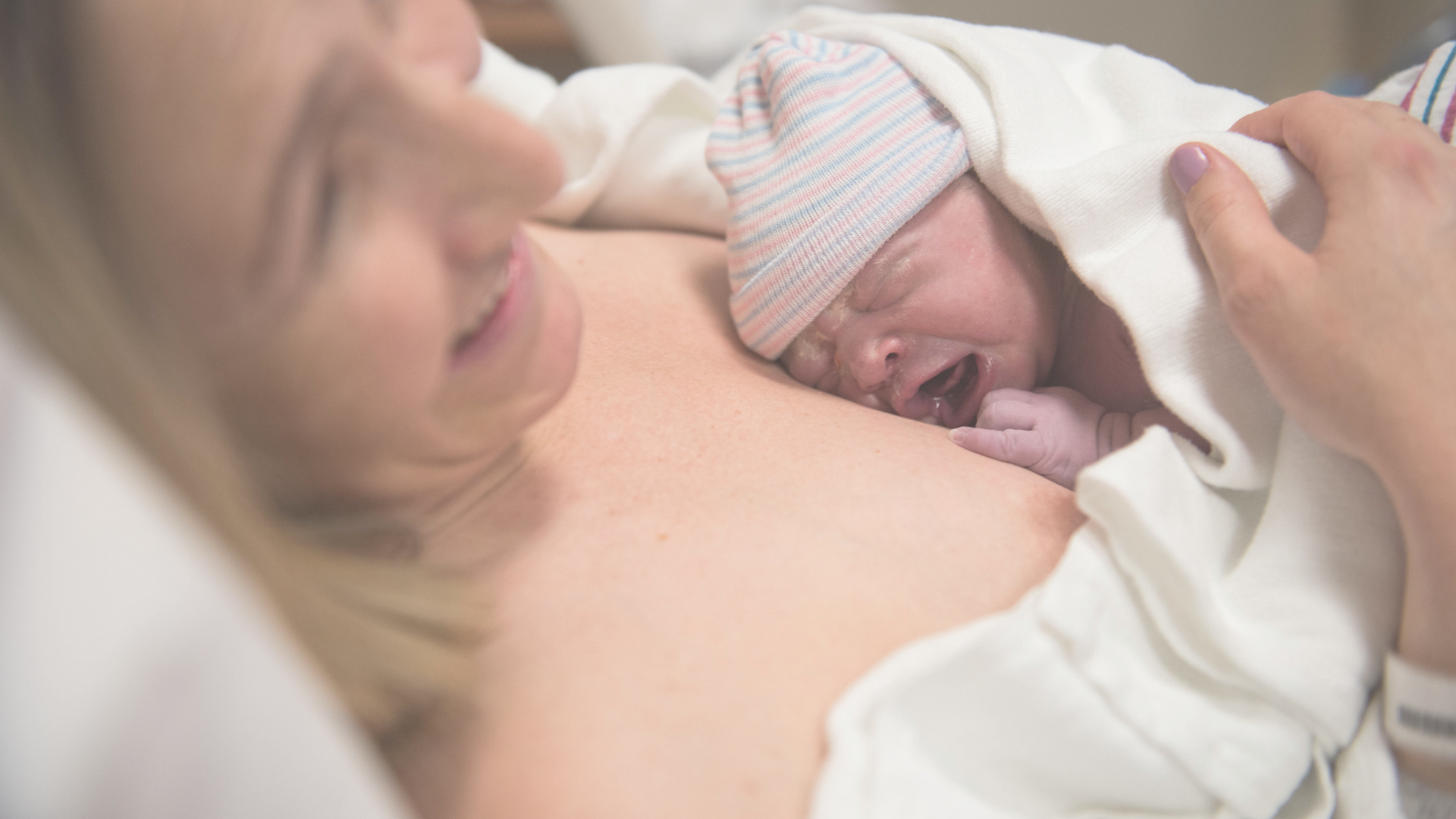 calm and supportive hospital birth space