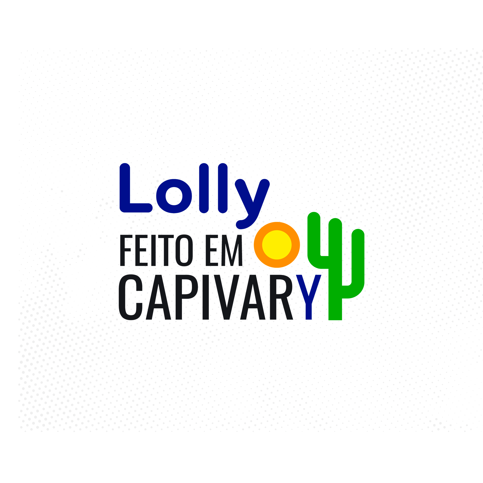 A logo for a company called lolly feito em capivary