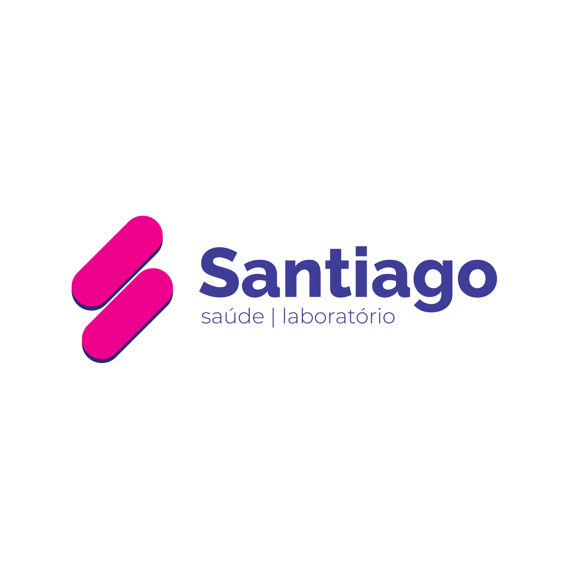 É o logotipo de uma empresa chamada Santiago.