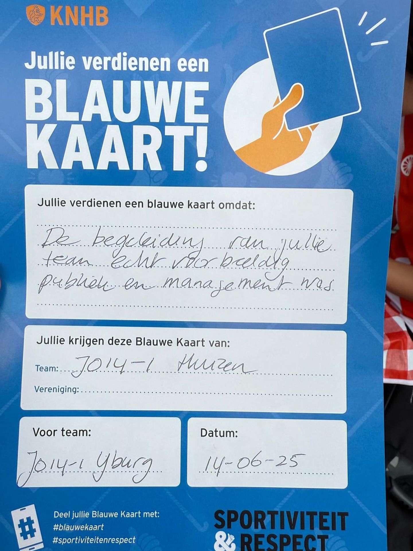 blauwe kaart