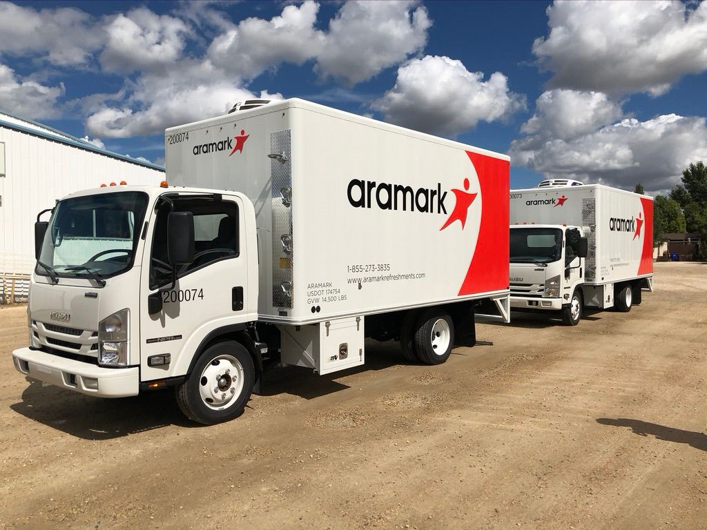 Food Delivery - ITB Trucks - Aramark Side View