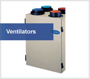 A box with the word ventilators on it