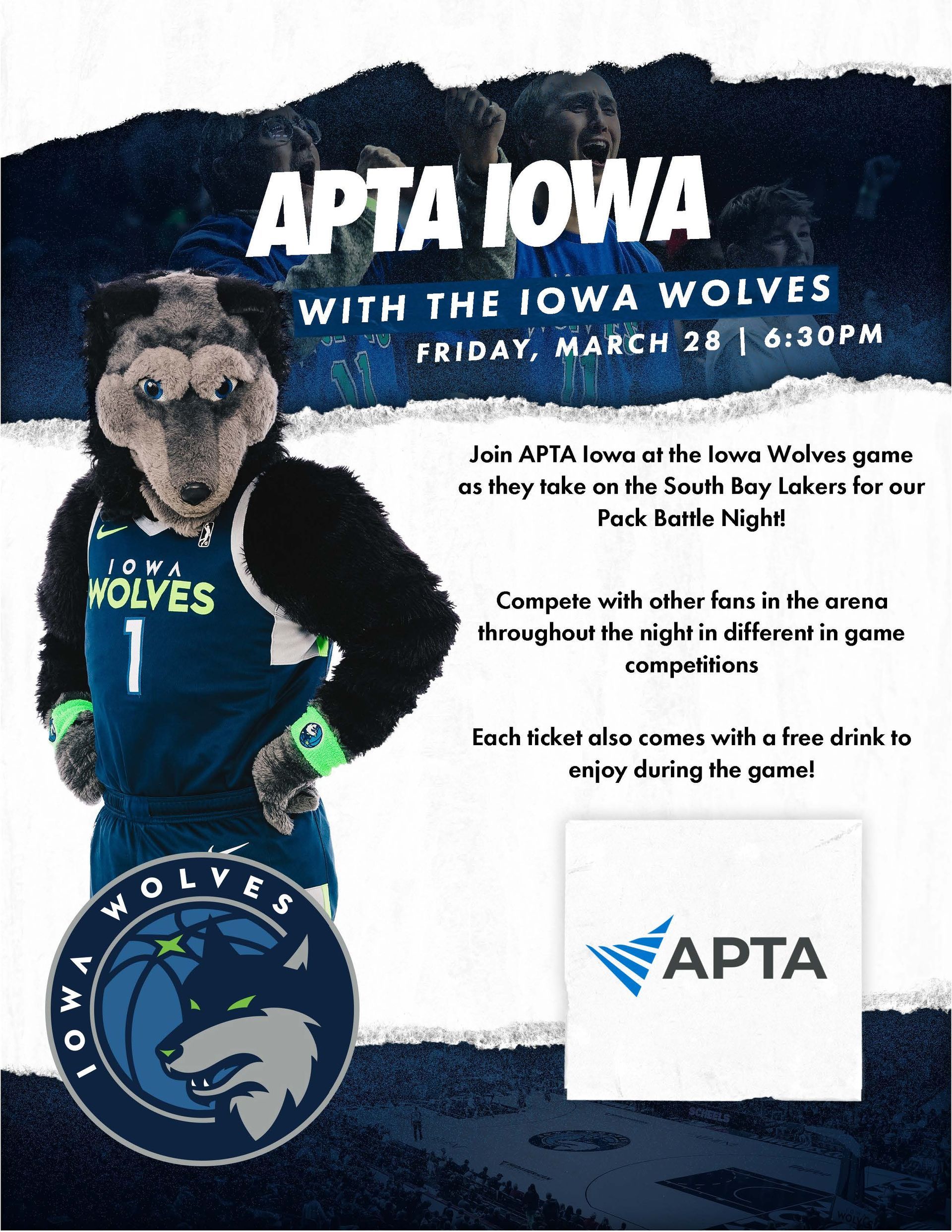 Iowa Wolves flyer