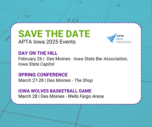 2024 APTA IA Fall Conference Header