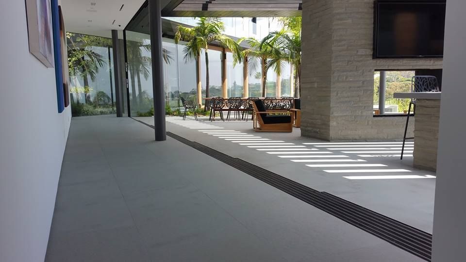 grey outdoor flooring