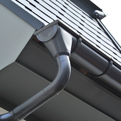 Rain Gutter And Rain Water Pipe At A Roof — Your Craftsmen in Eleebana