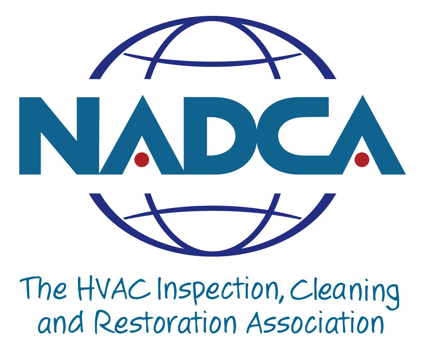 The nadca logo for the hvac inspection , cleaning and restoration association