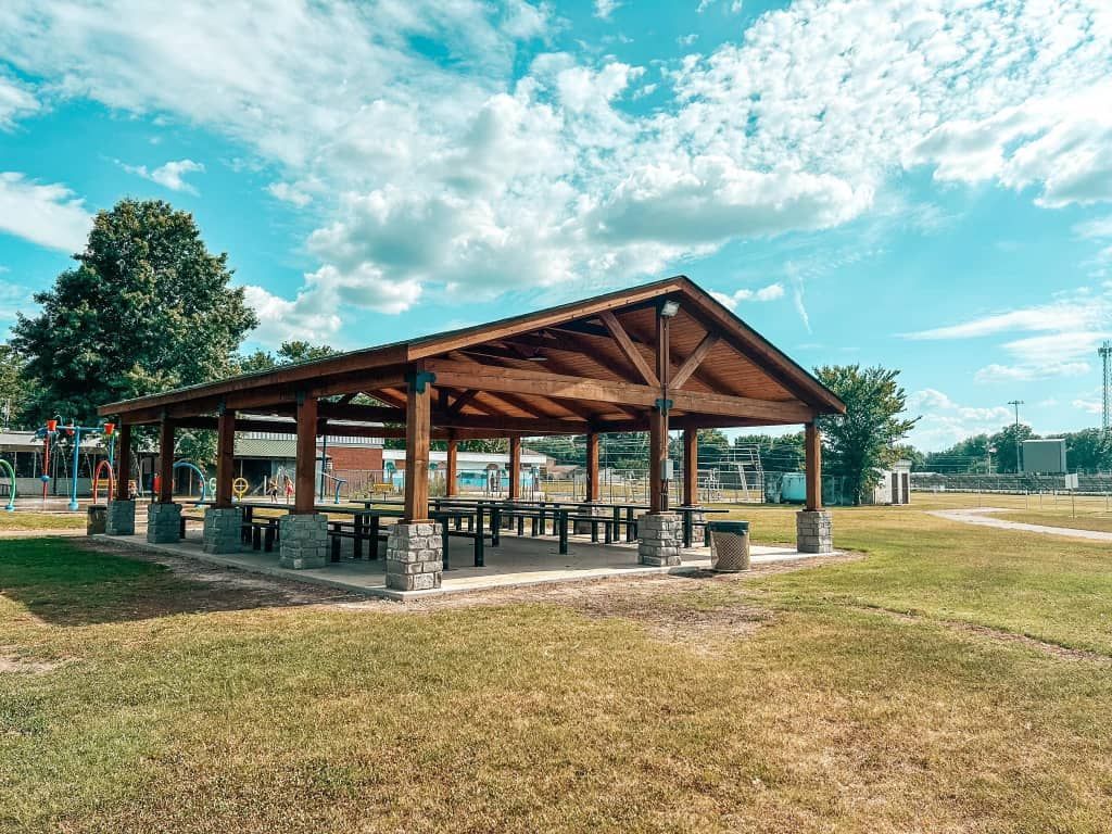 Photo of a park pavilion in Westville, Oklahoma
