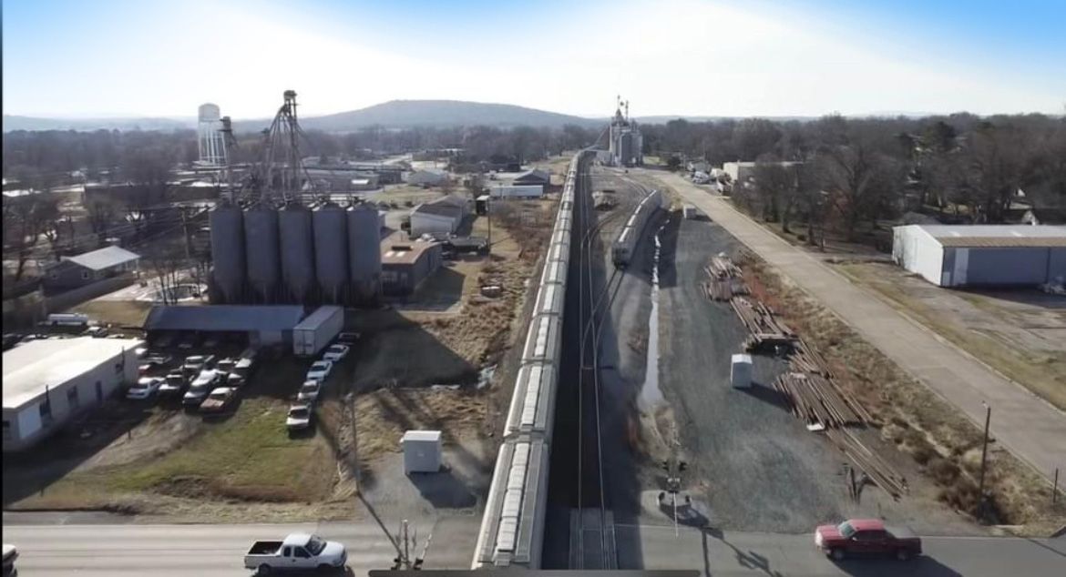 Aerial photo of industrial area of Westville