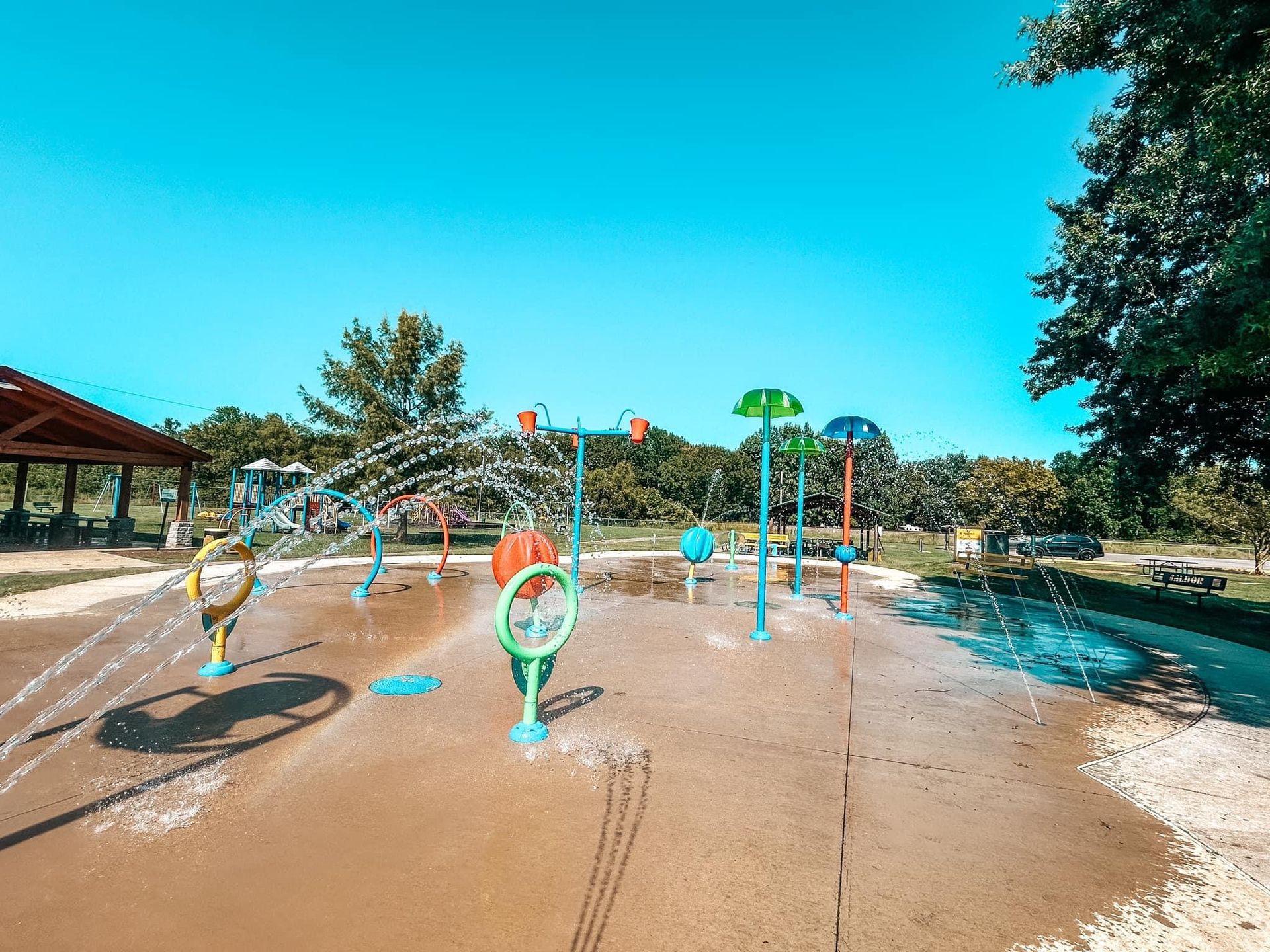 Splash Pad in Westville, Oklahoma