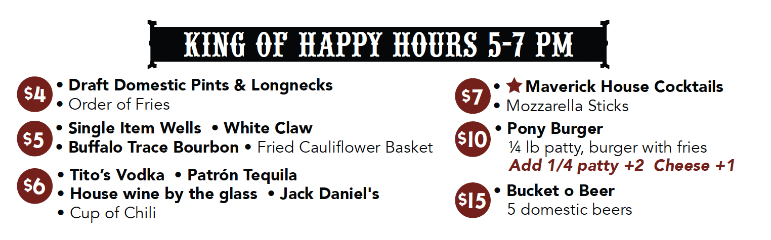 Maverick Happy Hour